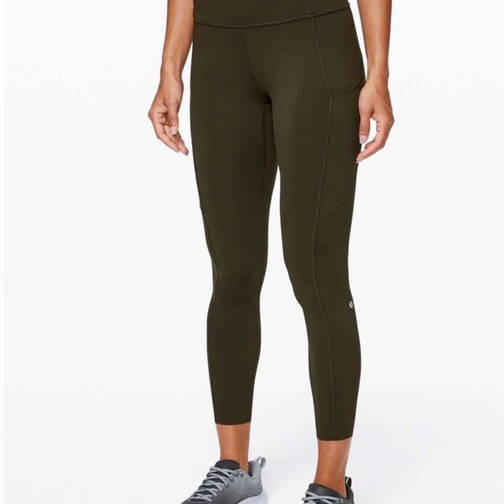 Lululemon Fast and Free Tight II 25" *Non-Reflective Nulux